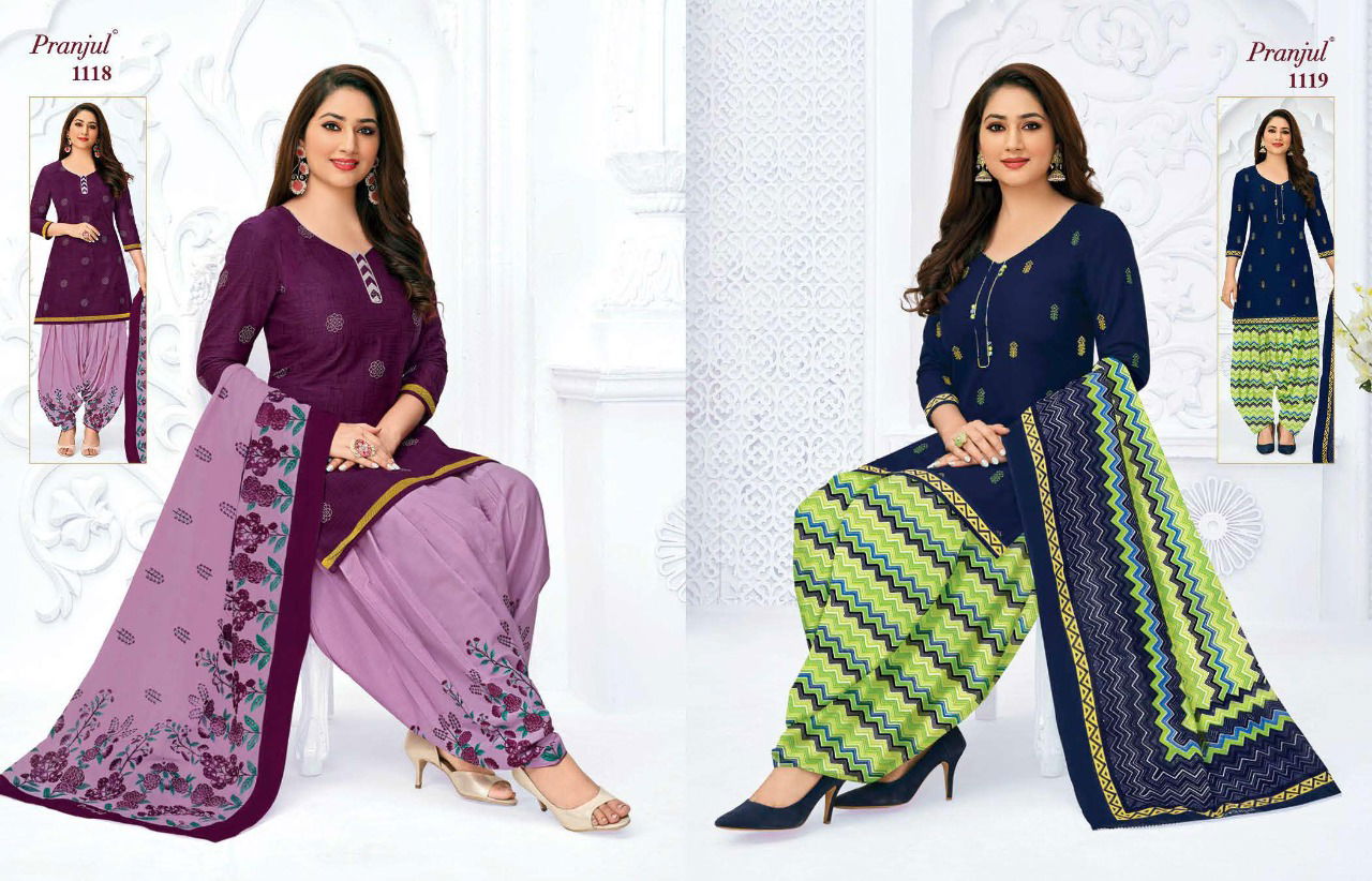 Pranjul Priyanka 11 Latest Regular Wear Cotton Printed Dress Material Collection